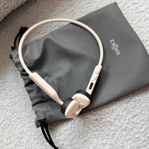 Shokz Open Run White Wireless Headphones